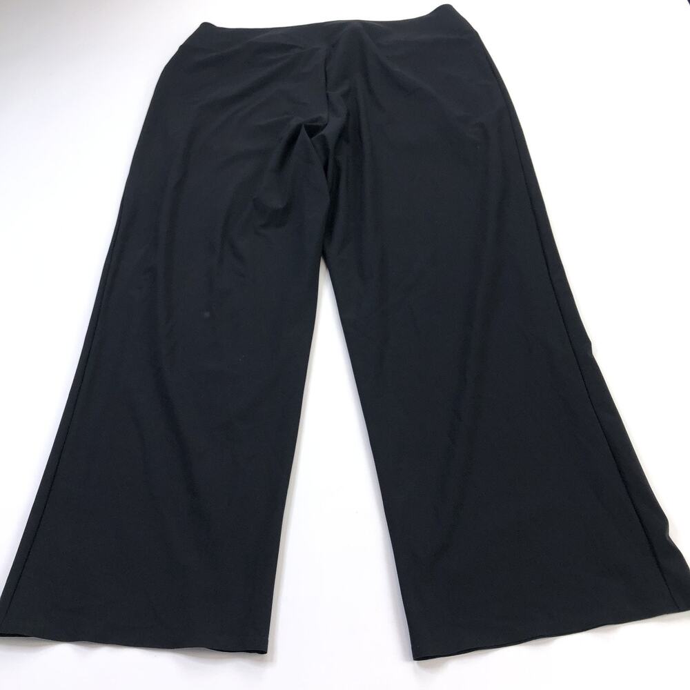 Athleta Cosmic Pant 20 (Fit 40W 31L) Athleisure Wide Leg Pants 981512 Black MINT